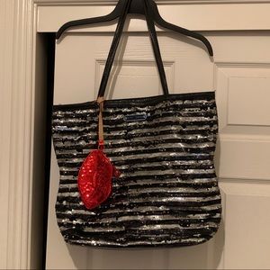Betsey Johnson Sequin Tote Bag